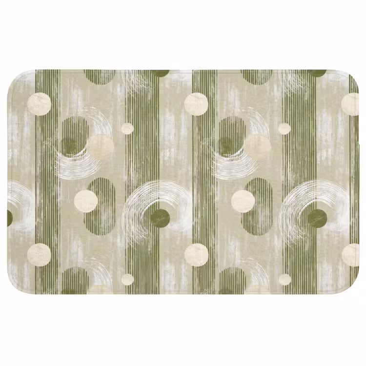 Badmat - Artistiek - Modern - Groen — 1