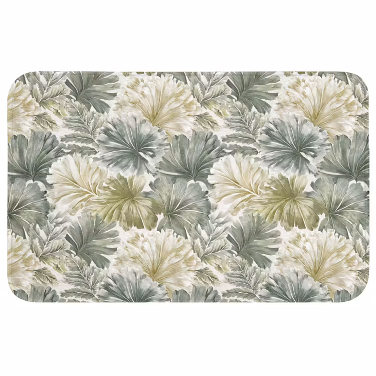 Badmat - Bladeren - Botanisch - Groen — 1