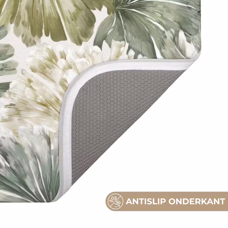 Badmat - Bladeren - Botanisch - Groen — 3