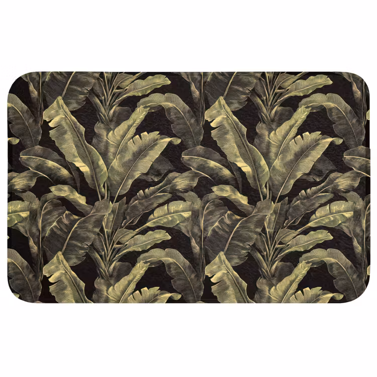 Badmat - Botanisch - Bladeren - Groen — 1