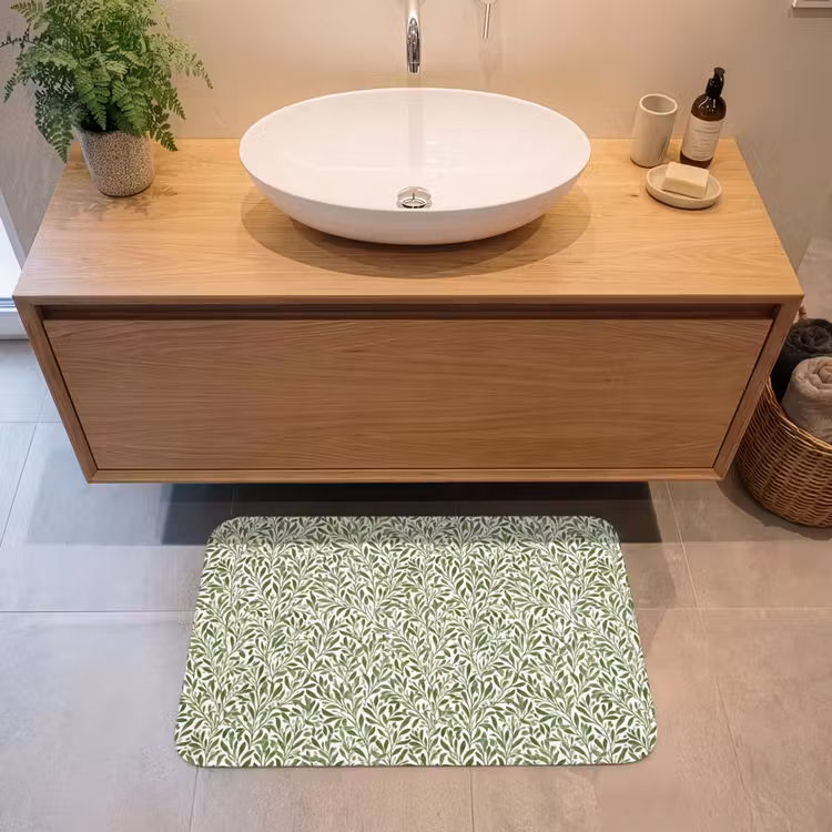 Badmat - Botanisch - Takken - Groen — 2