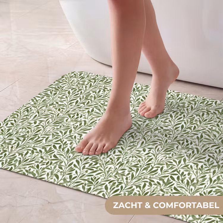 Badmat - Botanisch - Takken - Groen — 5