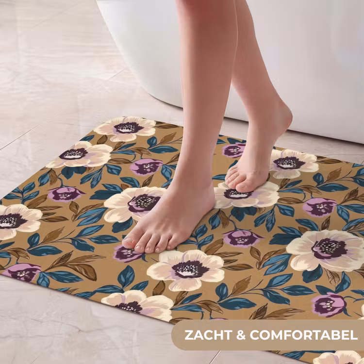 Badmat - Floraal - Stilleven - Kleurrijk — 5