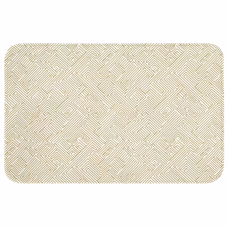 Badmat - Geometrisch - Lijnen - Groen — 1
