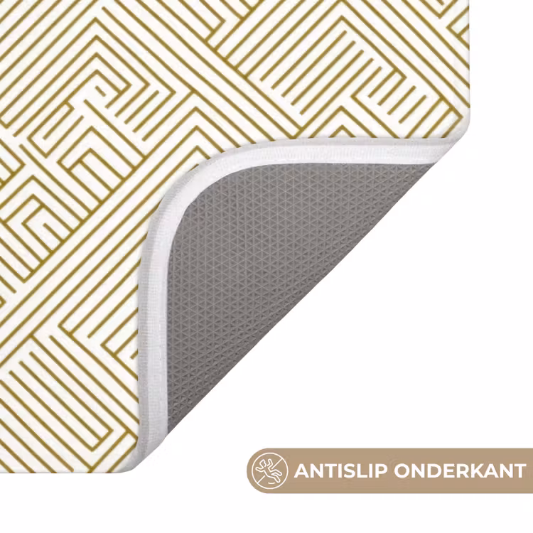 Badmat - Geometrisch - Lijnen - Groen — 3