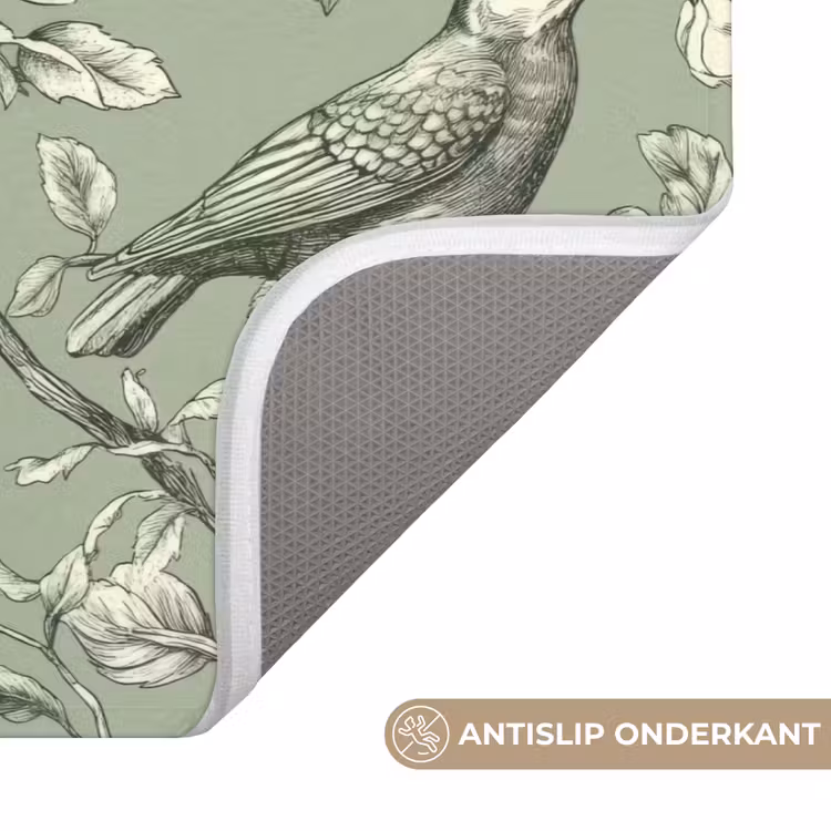 Badmat - Klassiek - Botanisch - Groen — 3
