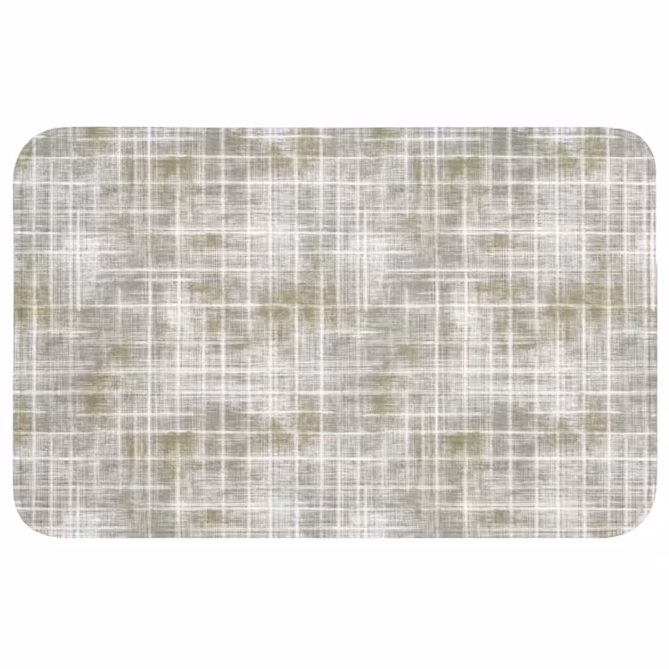 Badmat - Linnen - Patroon - Groen — 1