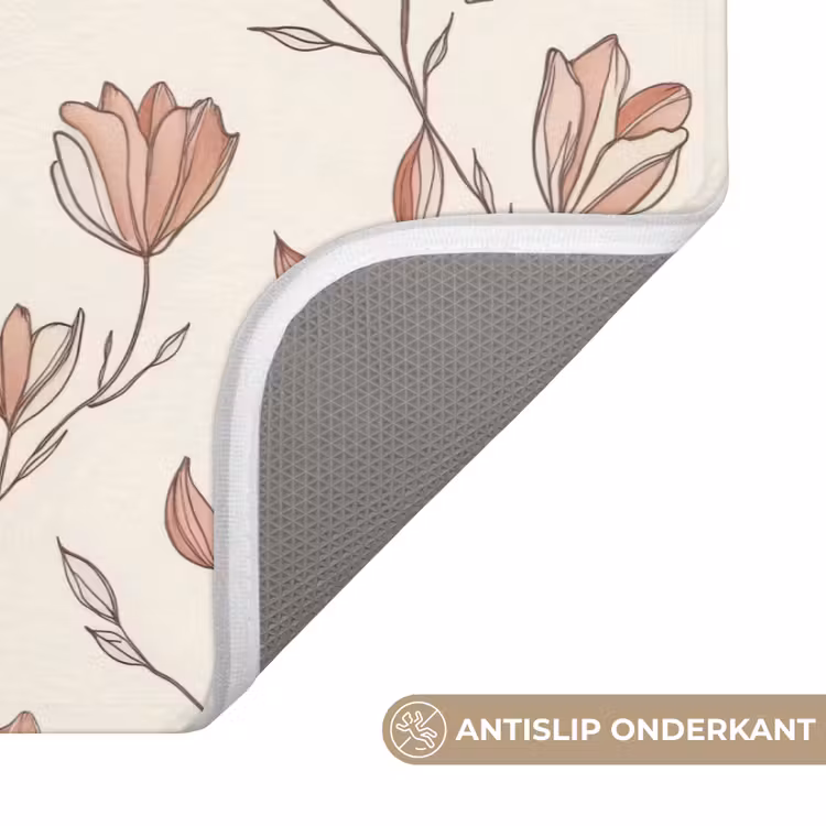 Badmat - Patroon - Klassiek - Roze — 3