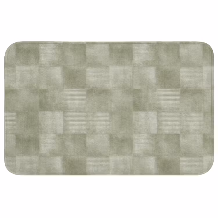 Badmat - Vlakken - Rustiek - Groen — 1