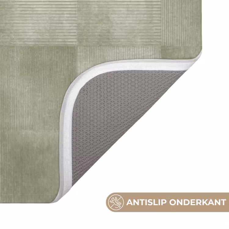 Badmat - Vlakken - Rustiek - Groen — 3
