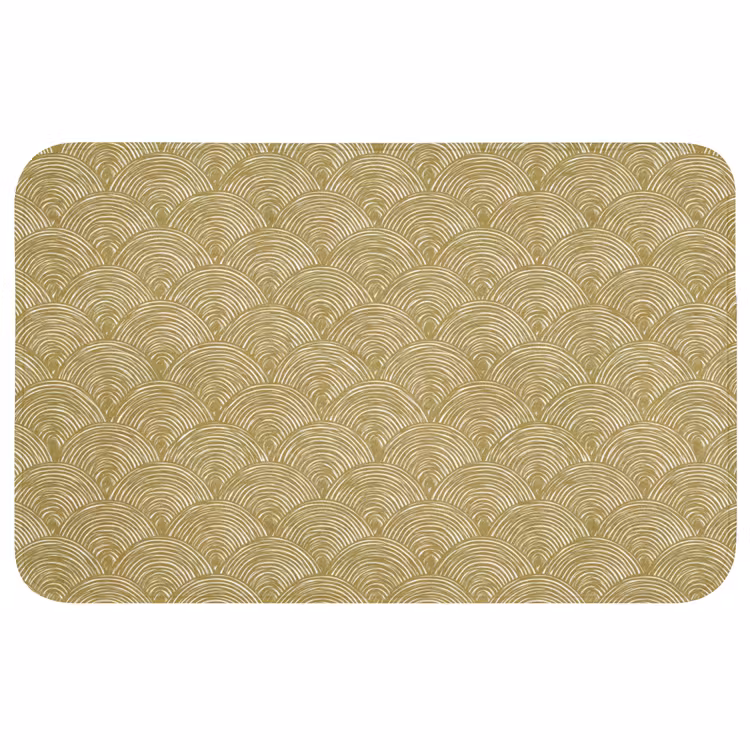 Badmat - Waaier - Geometrisch - Groen — 1