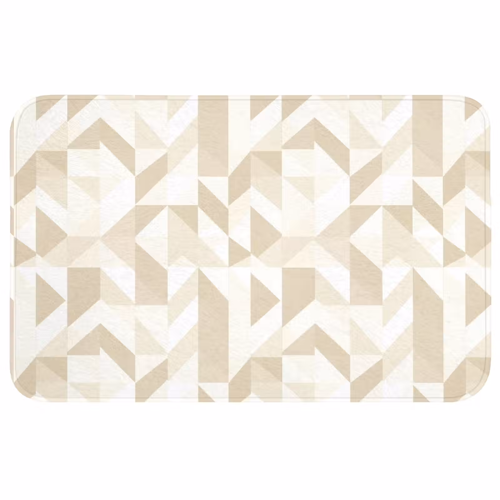 Badmat - Modern - Abstract - Beige — 1