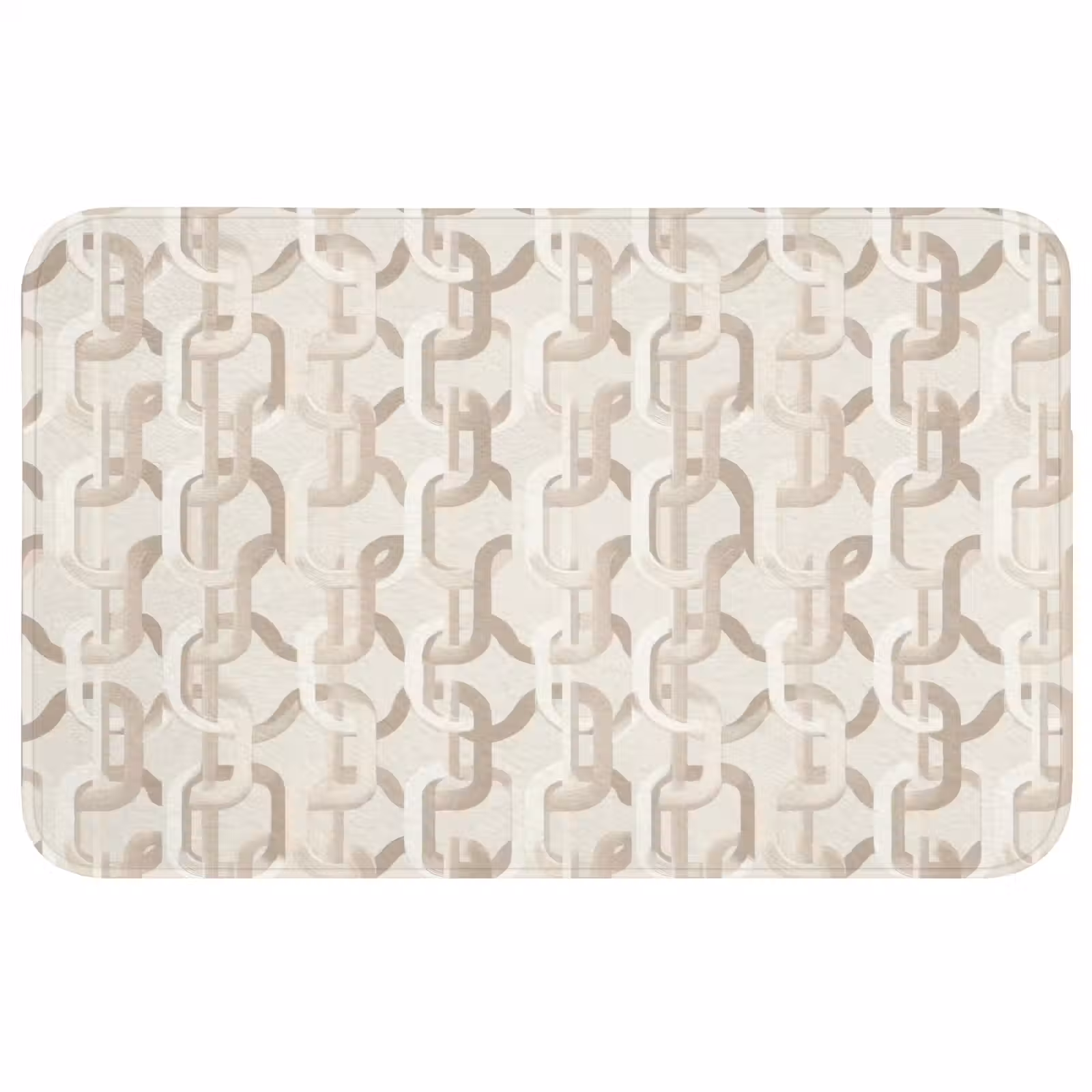 Badmat - Motief - Abstract - Beige — 1