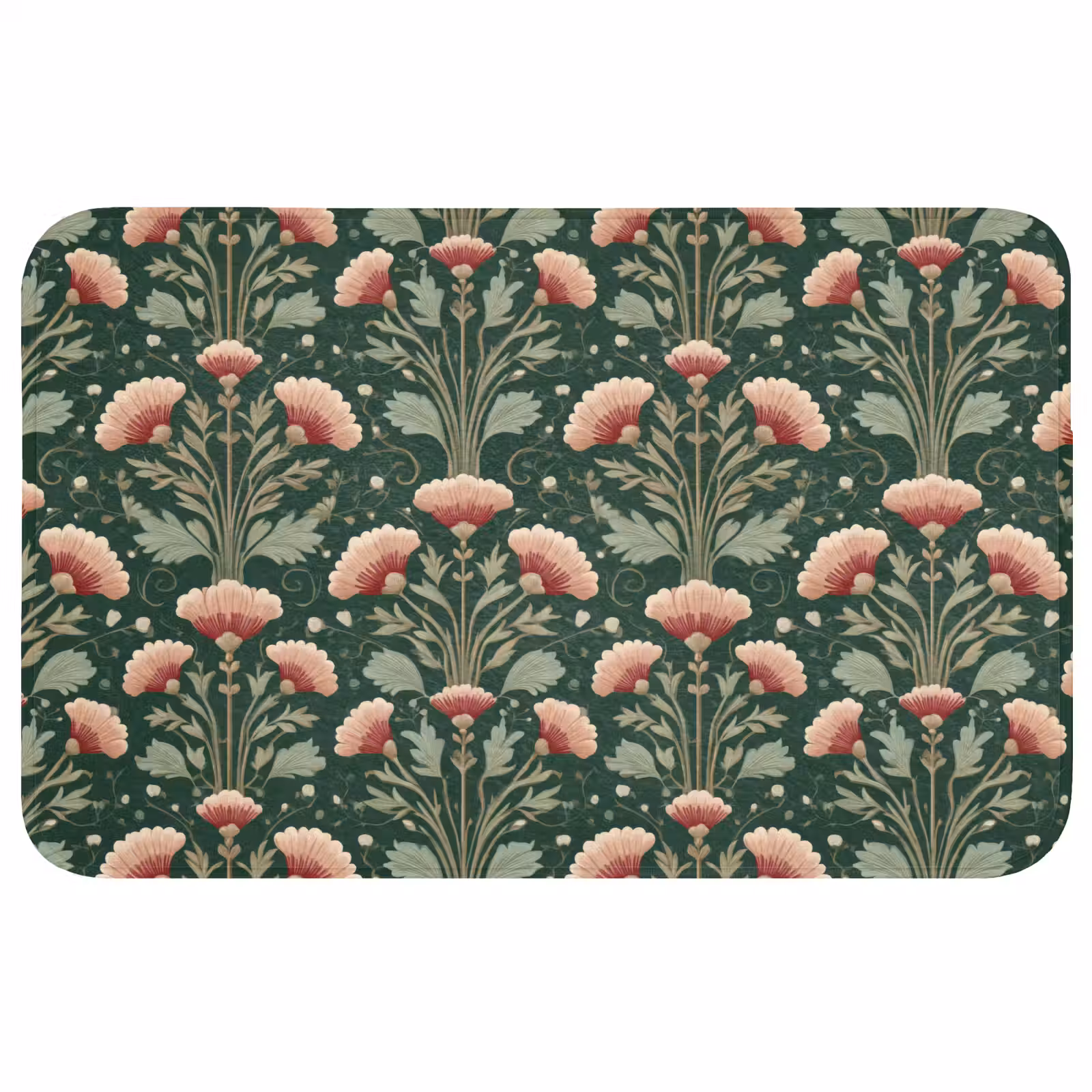 Badmat - Patroon - Botanisch - Kleurrijk — 1
