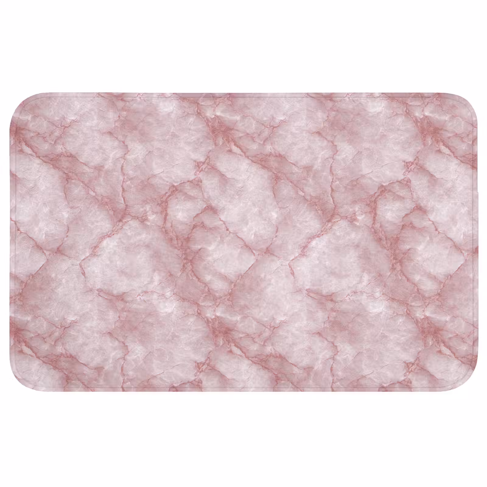 Badmat - Roze - Kwartsmarmer - Aders — 1