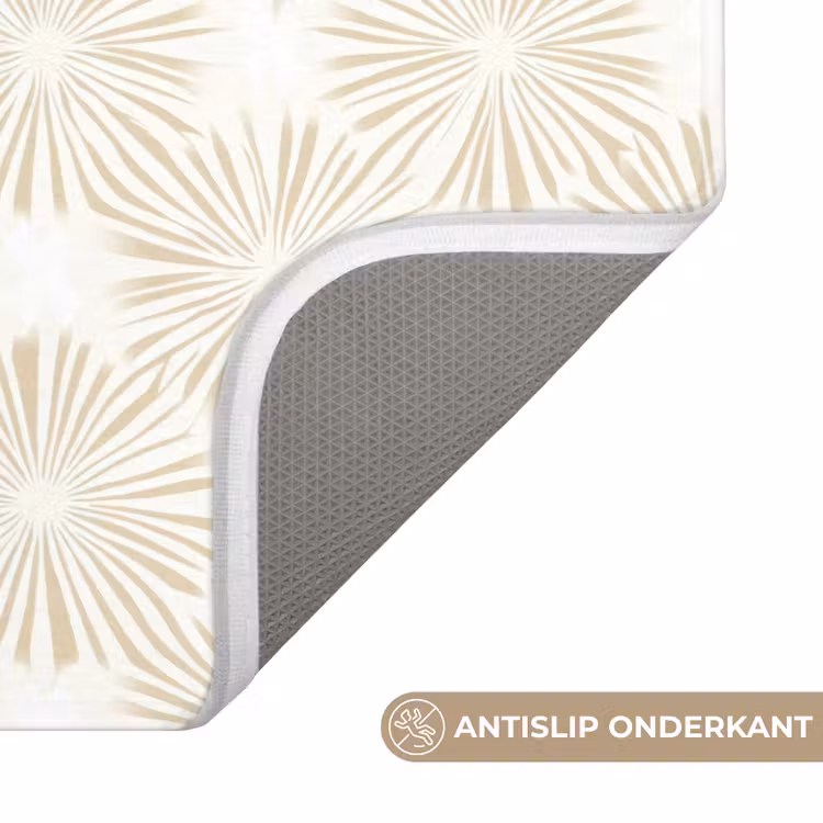Badmat - Abstract - Motief - Beige — 3