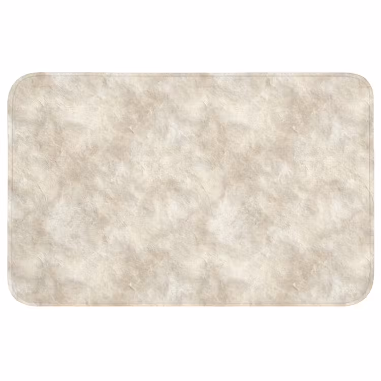 Badmat - Beige - Reliëfstructuur - Natuursteen — 1