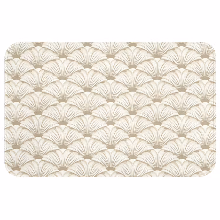 Badmat - Klassiek - Art - Beige — 1
