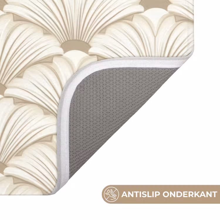 Badmat - Klassiek - Art - Beige — 3