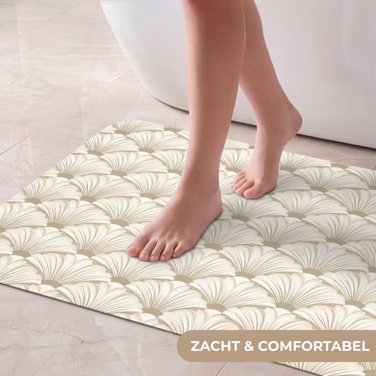 Badmat - Klassiek - Art - Beige — 5