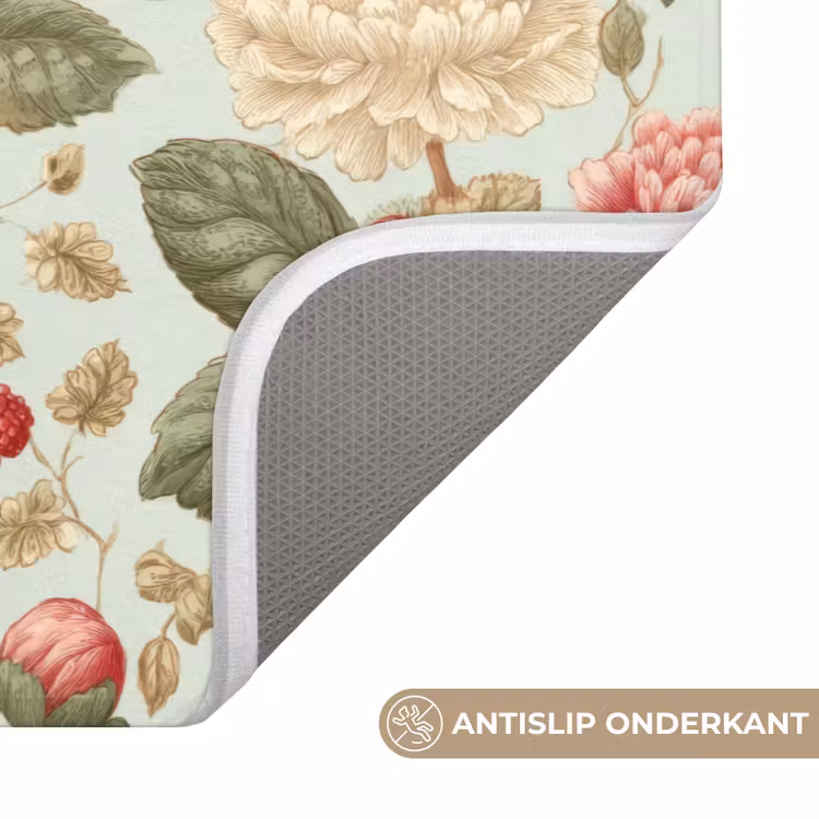 Badmat - Klassiek - Botanisch - Veelkleurig — 3