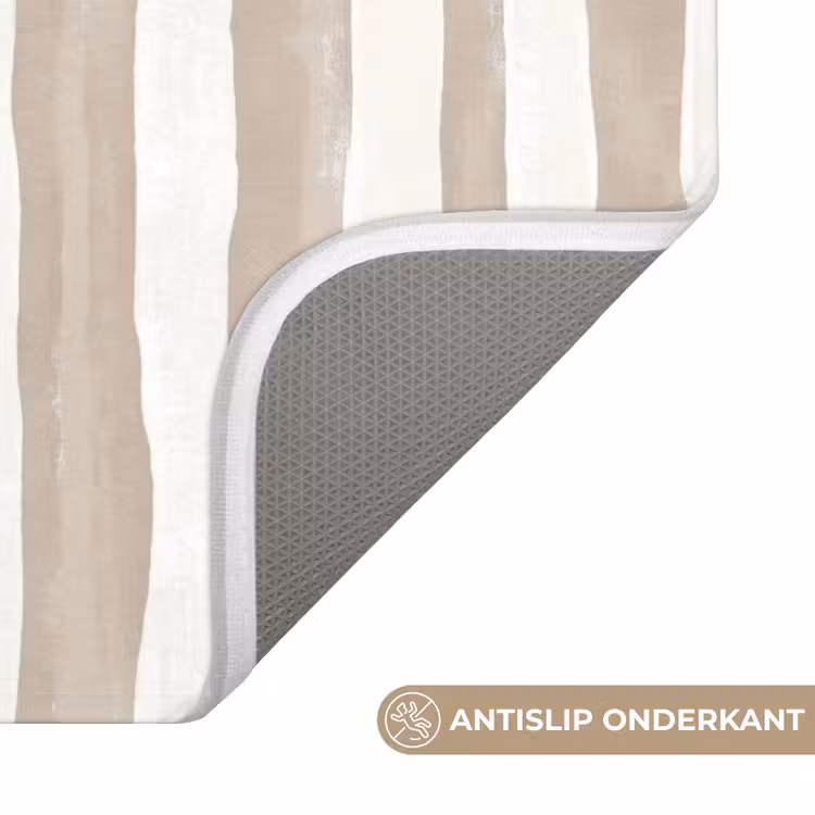 Badmat - Minimalistisch - Strepen - Beige — 3
