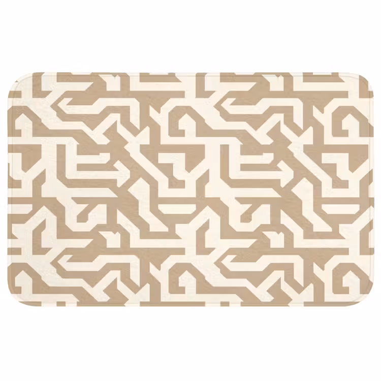 Badmat - Modern - Abstract - Beige — 1