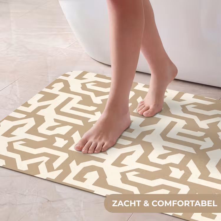 Badmat - Modern - Abstract - Beige — 5