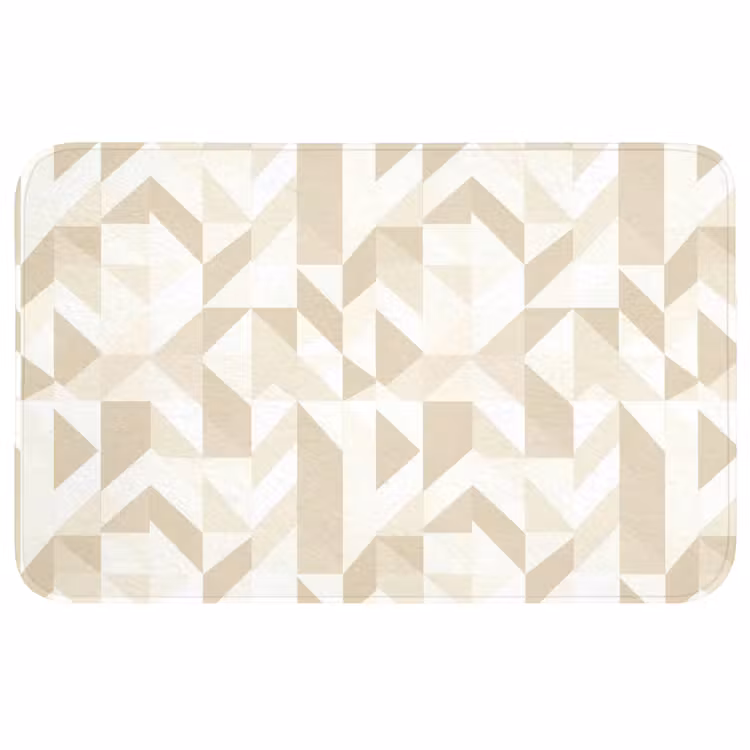 Badmat - Modern - Abstract - Beige — 1