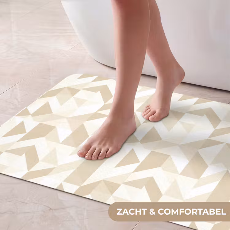 Badmat - Modern - Abstract - Beige — 5