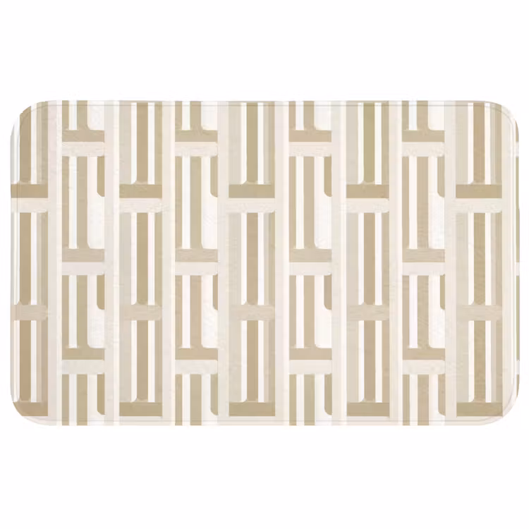 Badmat - Modern - Geometrisch - Beige — 1