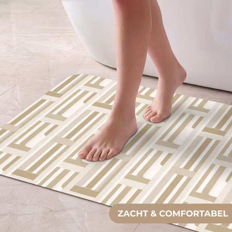 Badmat - Modern - Geometrisch - Beige — 5