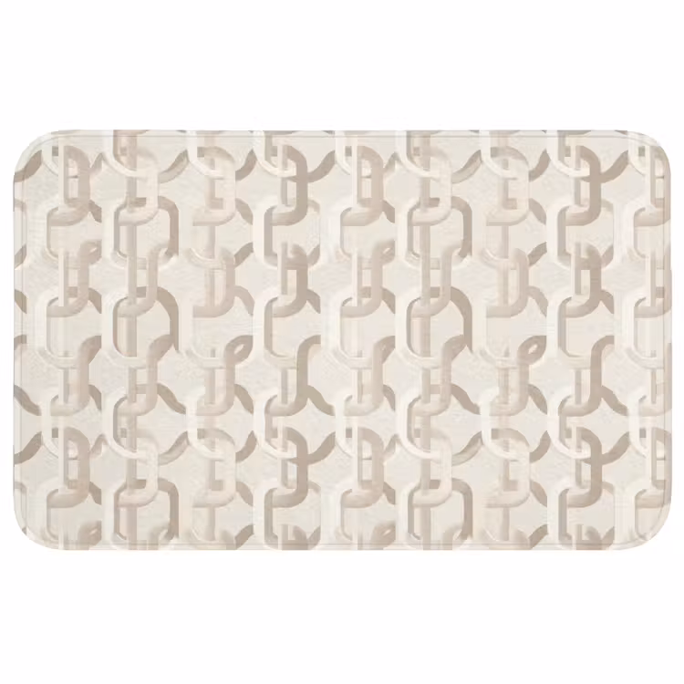 Badmat - Motief - Abstract - Beige — 1