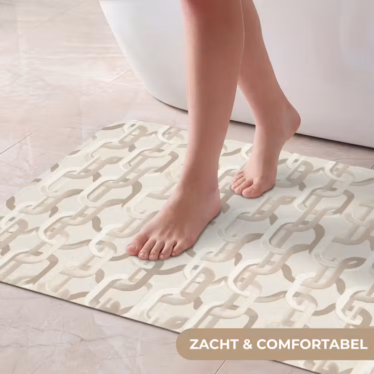 Badmat - Motief - Abstract - Beige — 5