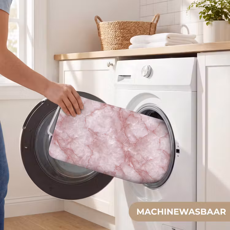 Badmat - Roze - Kwartsmarmer - Aders — 7