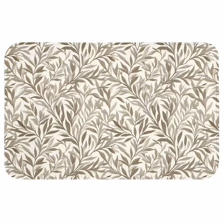 Badmat - Takken - Botanisch - Taupe — 1