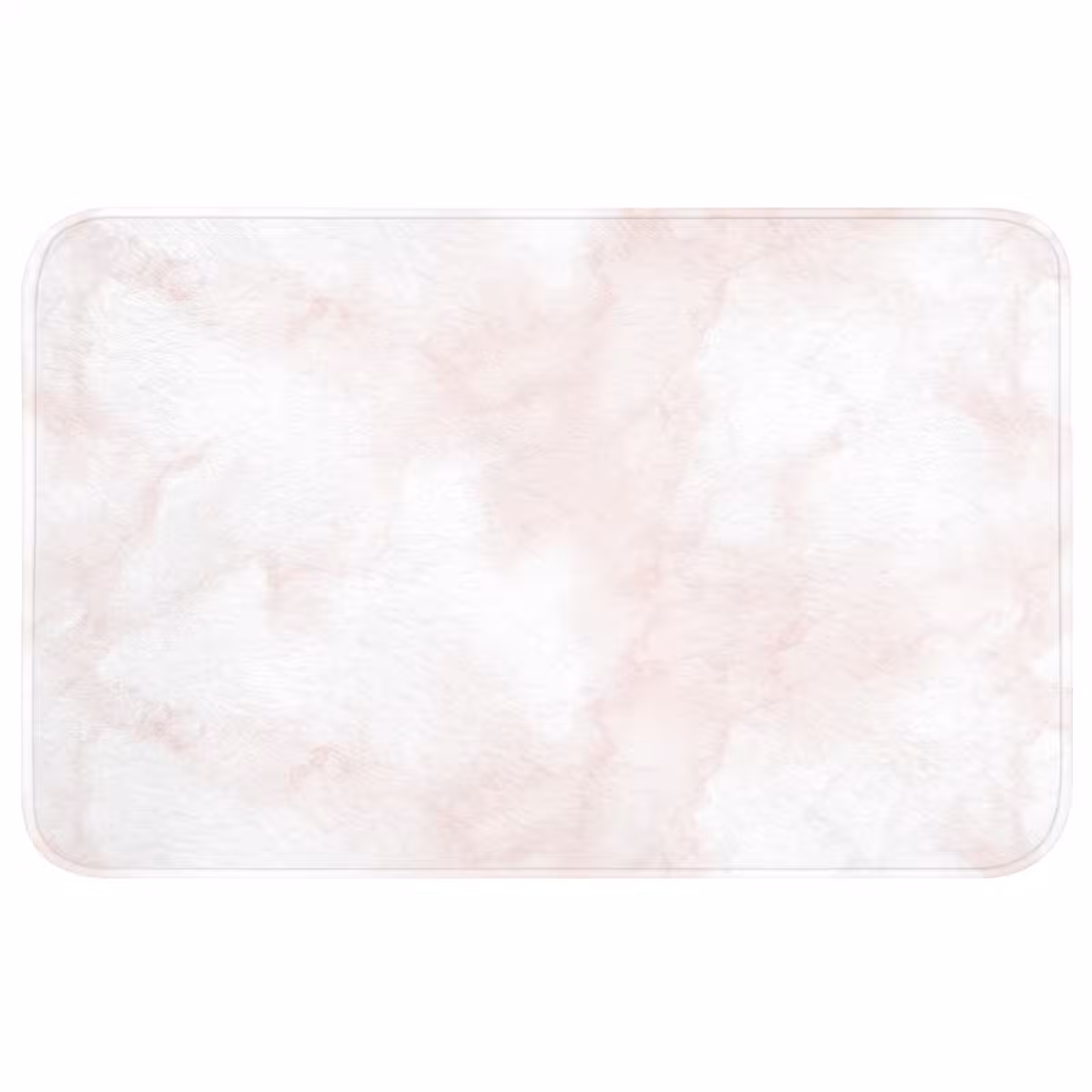Badmat - Wolkenstructuur - Roze - Marmer — 1