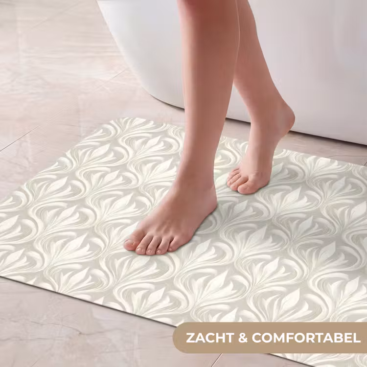 Badmat - Barok - Patroon - Beige — 5