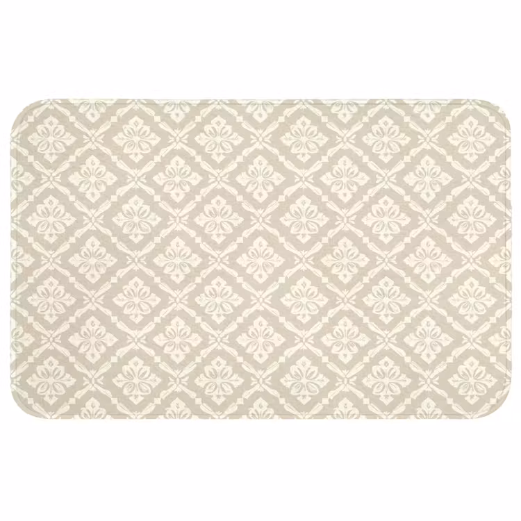 Badmat - Floraal - Ornament - Beige — 1