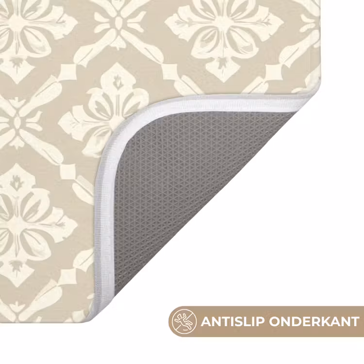 Badmat - Floraal - Ornament - Beige — 3