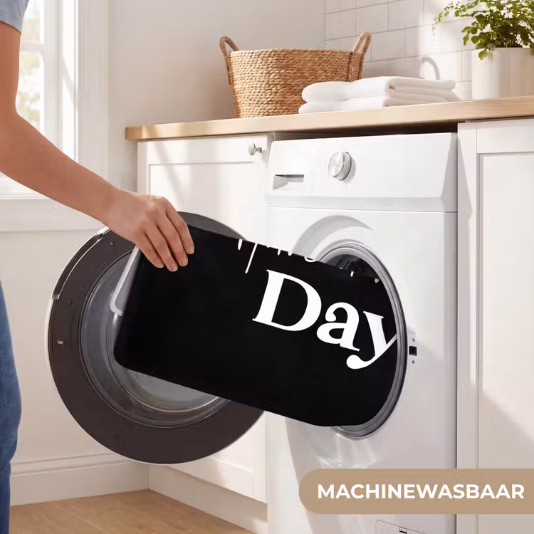 Badmat - Have a nice day - Quotes - Zwart - Spreuken — 7