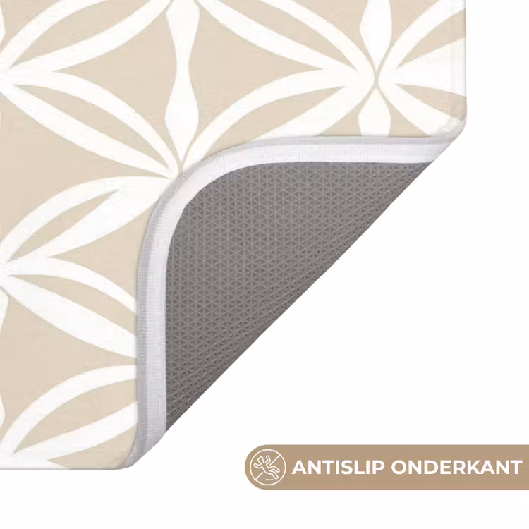 Badmat - Motief - Modern - Beige — 3
