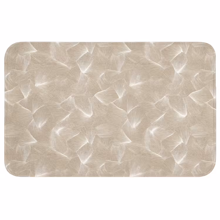 Badmat - Organisch - Textuur - Beige — 1
