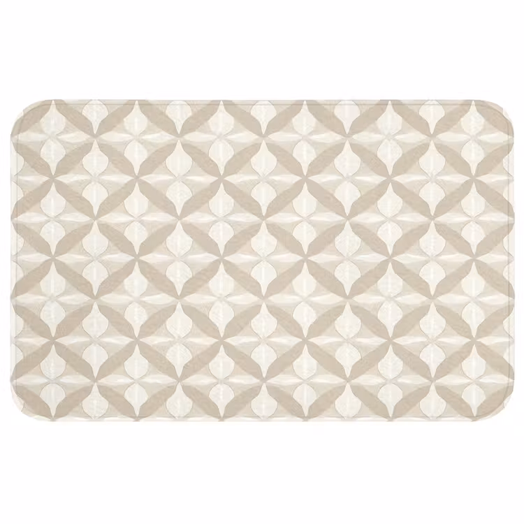 Badmat - Patroon - Klassiek - Beige — 1