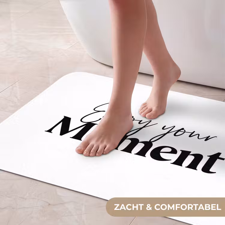 Badmat - Quotes - Enjoy your moment - Wit - Spreuk — 5