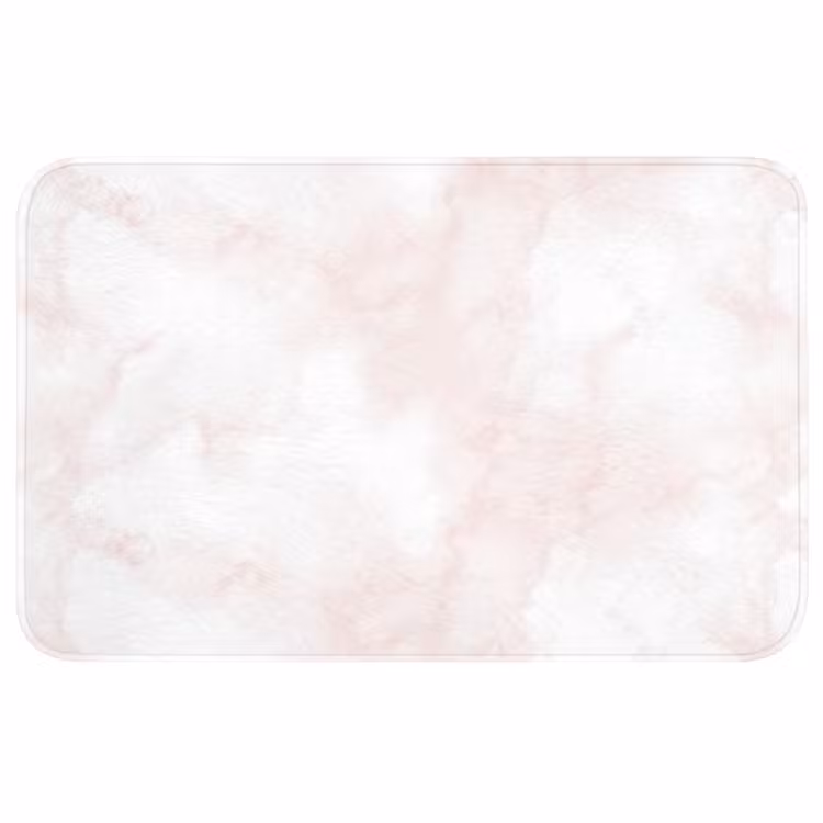 Badmat - Wolkenstructuur - Roze - Marmer — 1