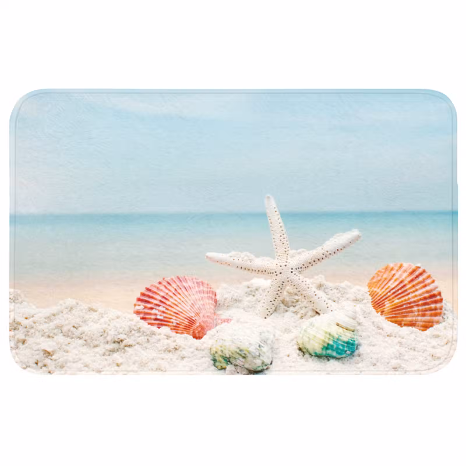 Badmat - Strand - Zeester - Schelpen - Zee — 1