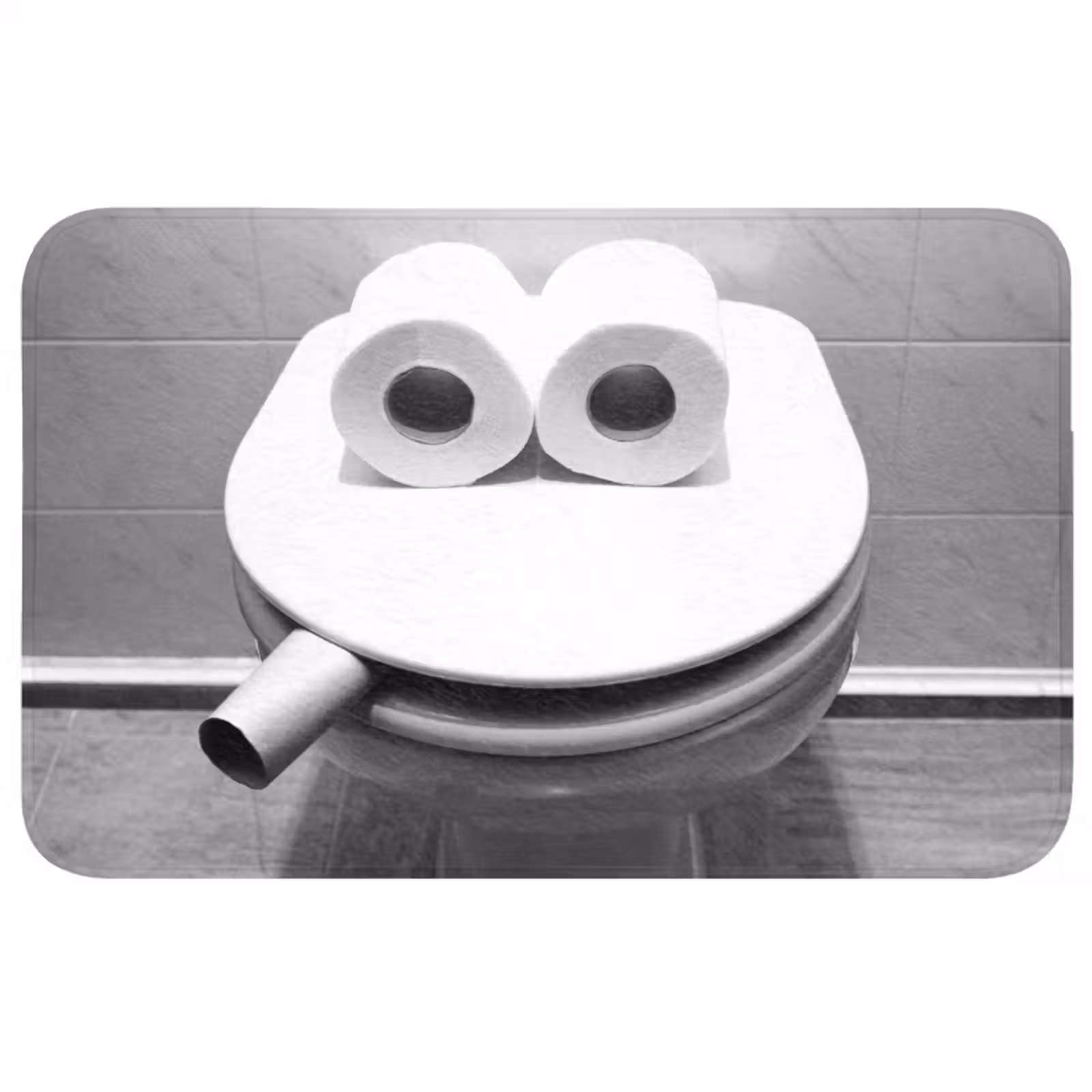 Badmat - WC - Bril - Grappig - Toilet — 1