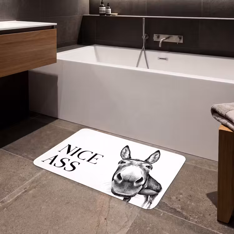 Badmat - Quote - Ezel - Dieren - Nice ass - Spreuken — 4