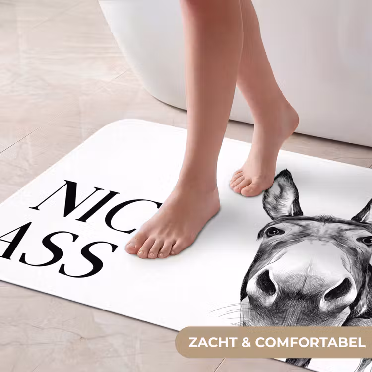 Badmat - Quote - Ezel - Dieren - Nice ass - Spreuken — 5